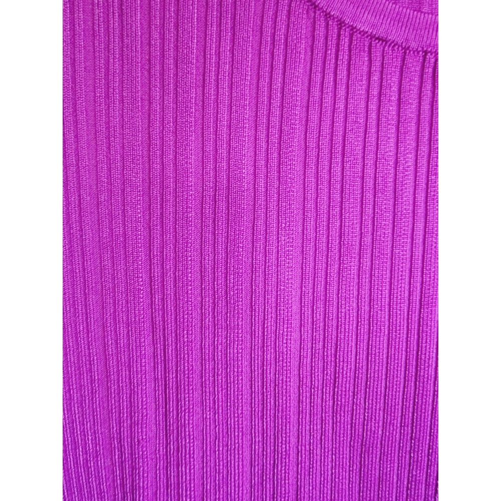 Chico's 4 Ribbed Purple Sleeveless‎ Rayon Nylon Tank Top Sz 1X NWOT - Picture 4 of 5